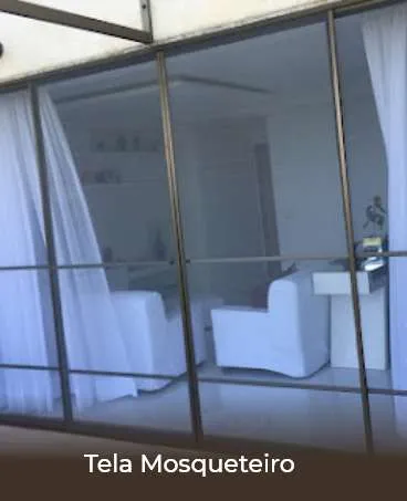 Tela mosquiteiro em varanda